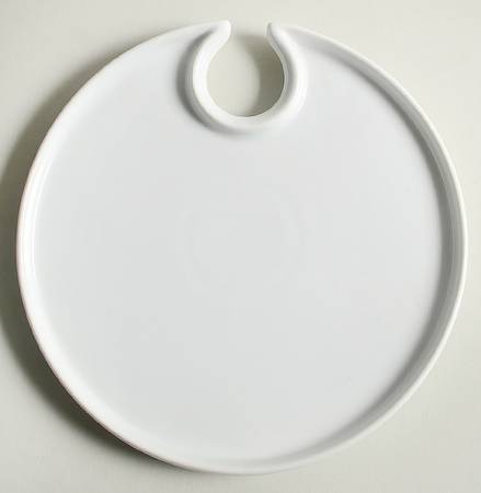Great White Collection (Rim Shape) Wine and Cheese Plate