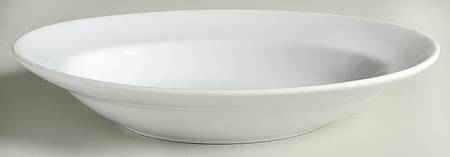 Great White Collection (Rim Shape) 11" Oval Vegetable Bowl