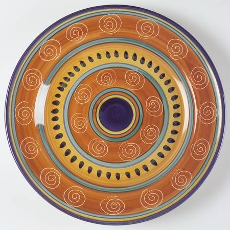 Italian Swirl 14" Chop Plate (Round Platter)