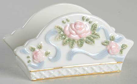 Rose Garland Napkin Holder