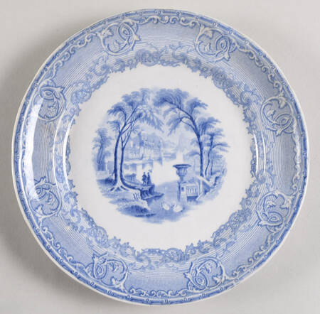 Venus Blue Salad Plate