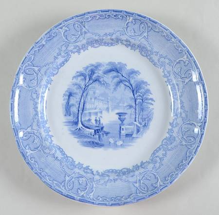 Venus Blue Luncheon Plate