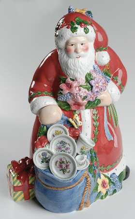 Botanic Garden Figural Cookie Jar & Lid