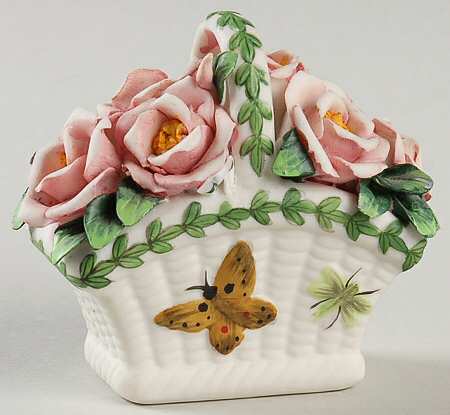 Botanic Garden Rose Floral Basket