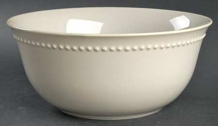 Emma Taupe 10" Round Vegetable Bowl