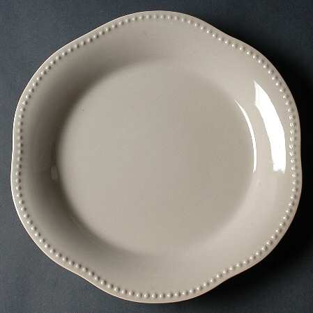Emma Taupe 13" Deep Round Platter