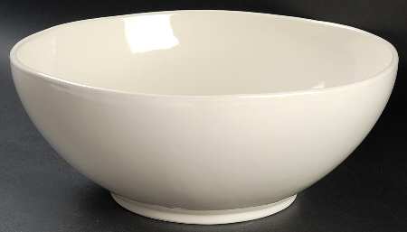 Studio Cream 11" Large Salad Serving Bowl