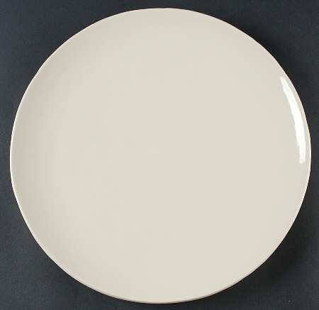 Studio Cream 12" Round Buffet Plate by Pottery Barn China