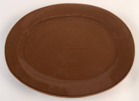 Studio Cocoa 13" Oval Serving Platter