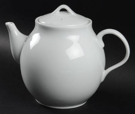 PB White Teapot & Lid
