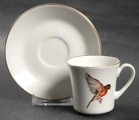 PNT19 Flat Demitasse Cup & Saucer Set