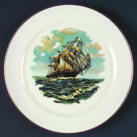 Ships Salad Plate