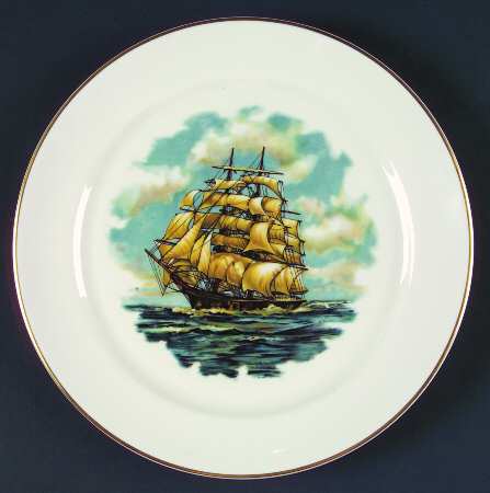 Ships Salad Plate