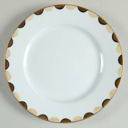 Trocadero Black Salad Plate