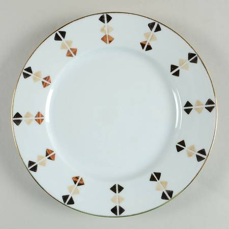 Trocadero Black Dinner Plate