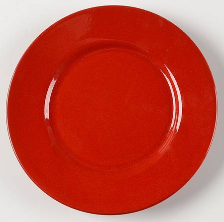 Pattern Red (Spain) Salad Plate