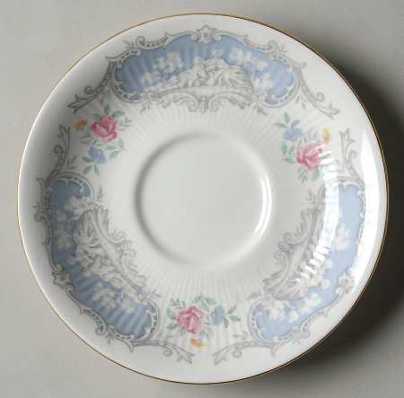Dubarry (Smooth, Blue Panels, Pink Roses) by Paragon