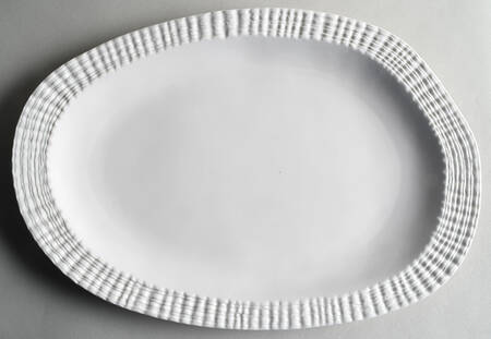 Seascapes Pearl 16" Oval Serving Platter