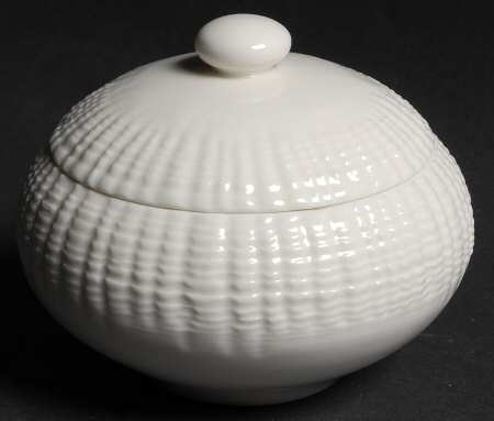 Seascapes Pearl Sugar Bowl & Lid