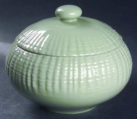 Seascapes Seagreen Sugar Bowl & Lid