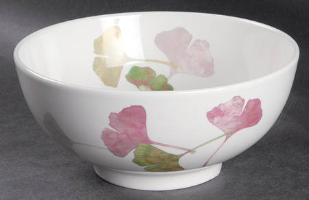 Ginkgo Purple Soup/Cereal Bowl by Portmeirion