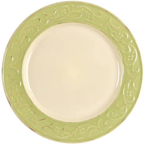 Antique Floral Salad Plate