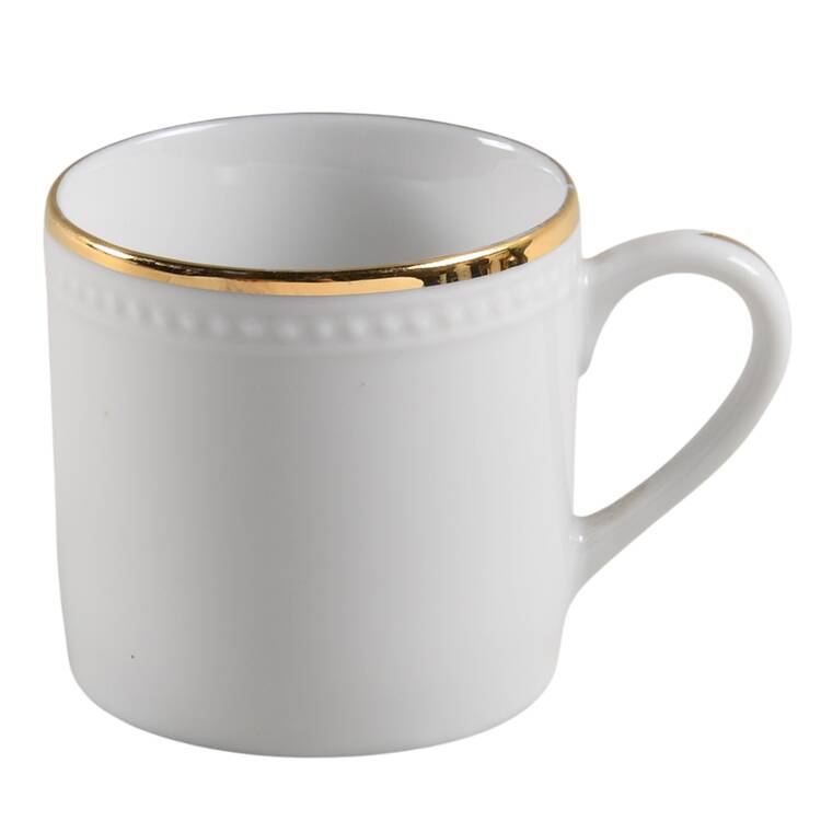 Gold Line Flat Demitasse Cup