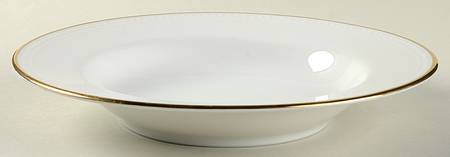 Gold Line Large Rim Soup Bowl