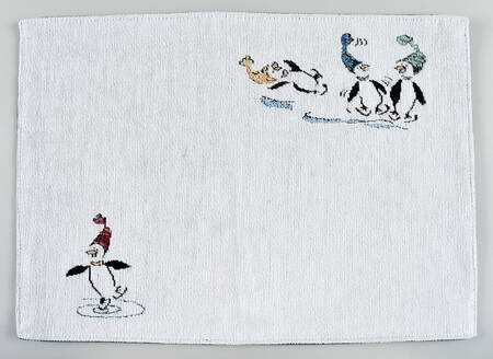 Penguin Skate Tapestry Placemat