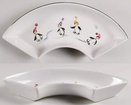 Penguin Skate Lazy Susan-Side Dish