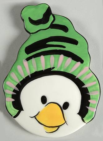 Penguin Skate Figural Coaster
