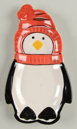 Penguin Skate Figural Spoon Rest