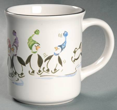 Penguin Skate Mug