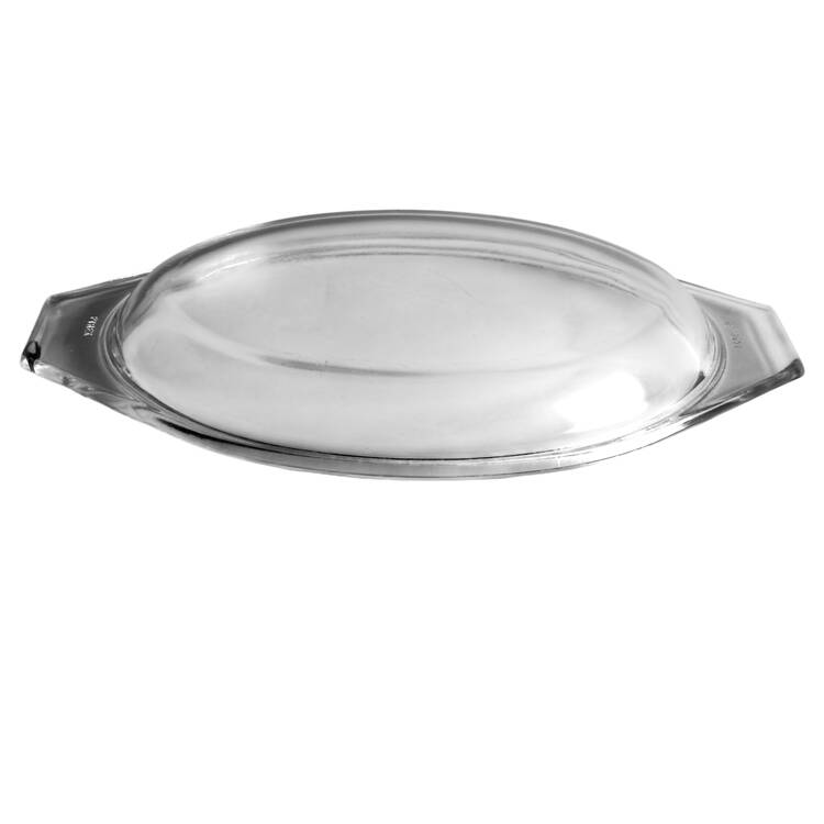 Snowflake Turquoise Lid for 1.5 Quart Oval Covered Casserole