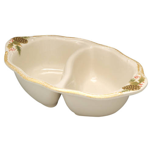 Garland Spruce Oval Divided Server