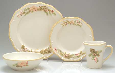 Garland Spruce 4 Piece Place Setting