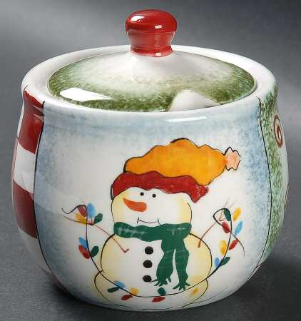 Holiday Magic Sugar Bowl & Lid