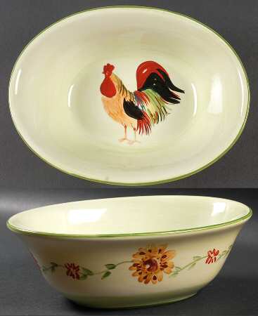 Daybreak 9" Oval Vegetable Bowl