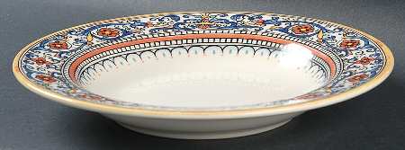 Antico Deruta Large Rim Soup Bowl