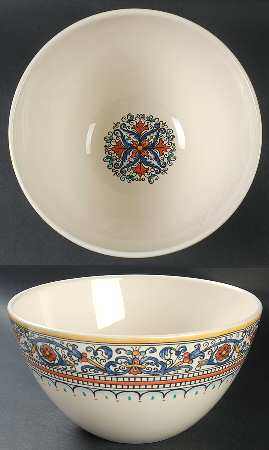 Antico Deruta 9" Salad Serving Bowl