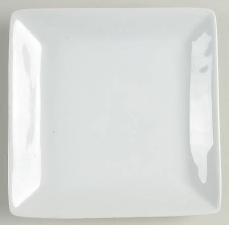 Great White Square Dessert/Pie Plate