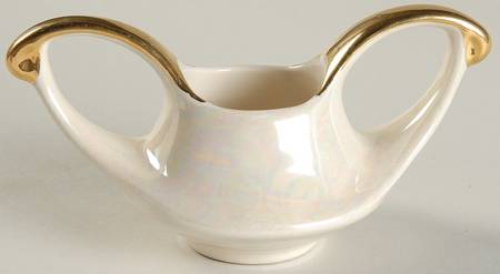 PEA9 Open Sugar Bowl by Pearl China 