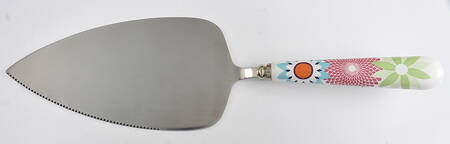 Crazy Daisy Pie & Cake Server with Stainless Blade