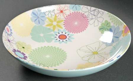 Crazy Daisy Footed Bowl