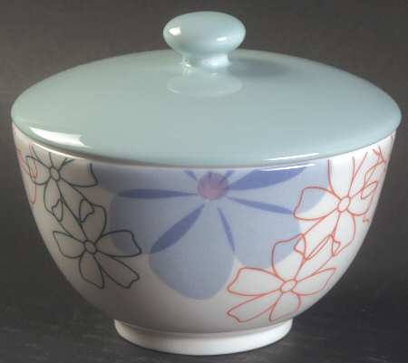 Crazy Daisy Sugar Bowl & Lid