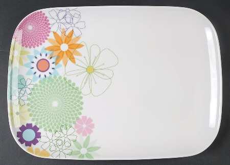 Crazy Daisy 15" Rectangular Serving Platter