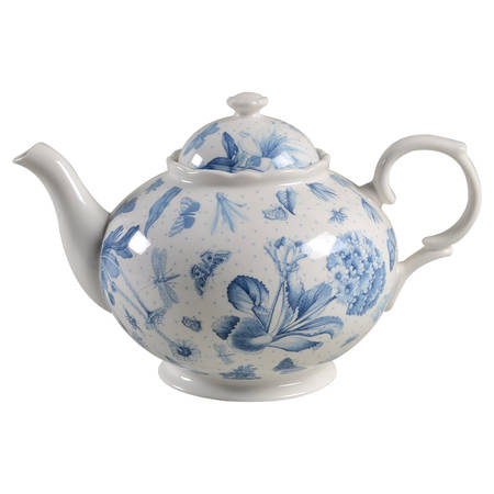 Botanic Blue Teapot & Lid by Portmeirion
