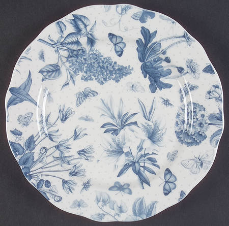 Botanic Blue Salad Plate by Portmeirion