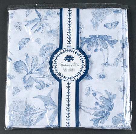 Botanic Blue Cloth Napkin - Set of 4