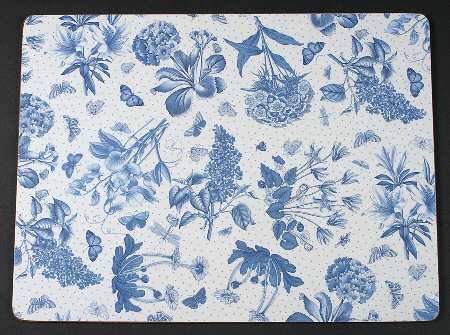 Botanic Blue Corkboard Placemat